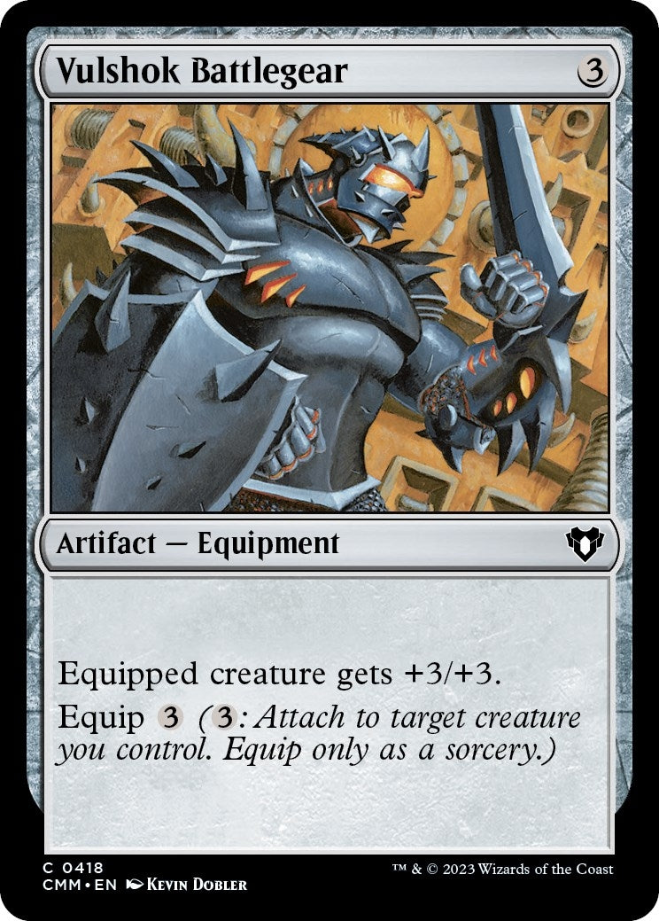 Vulshok Battlegear (418) [CMM] - MTG Single