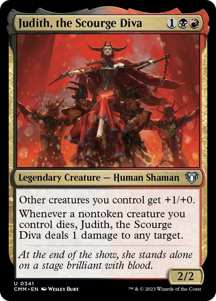 Judith the Scourge Diva (341) [CMM] - MTG Single