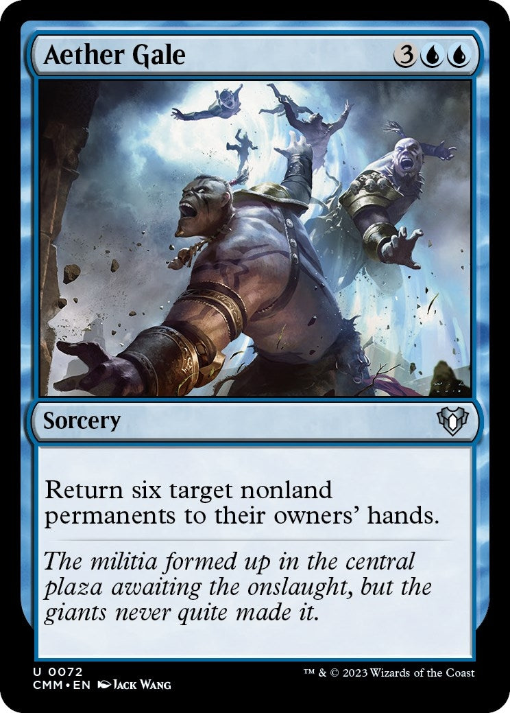 Aether Gale (72) [CMM] - MTG Single