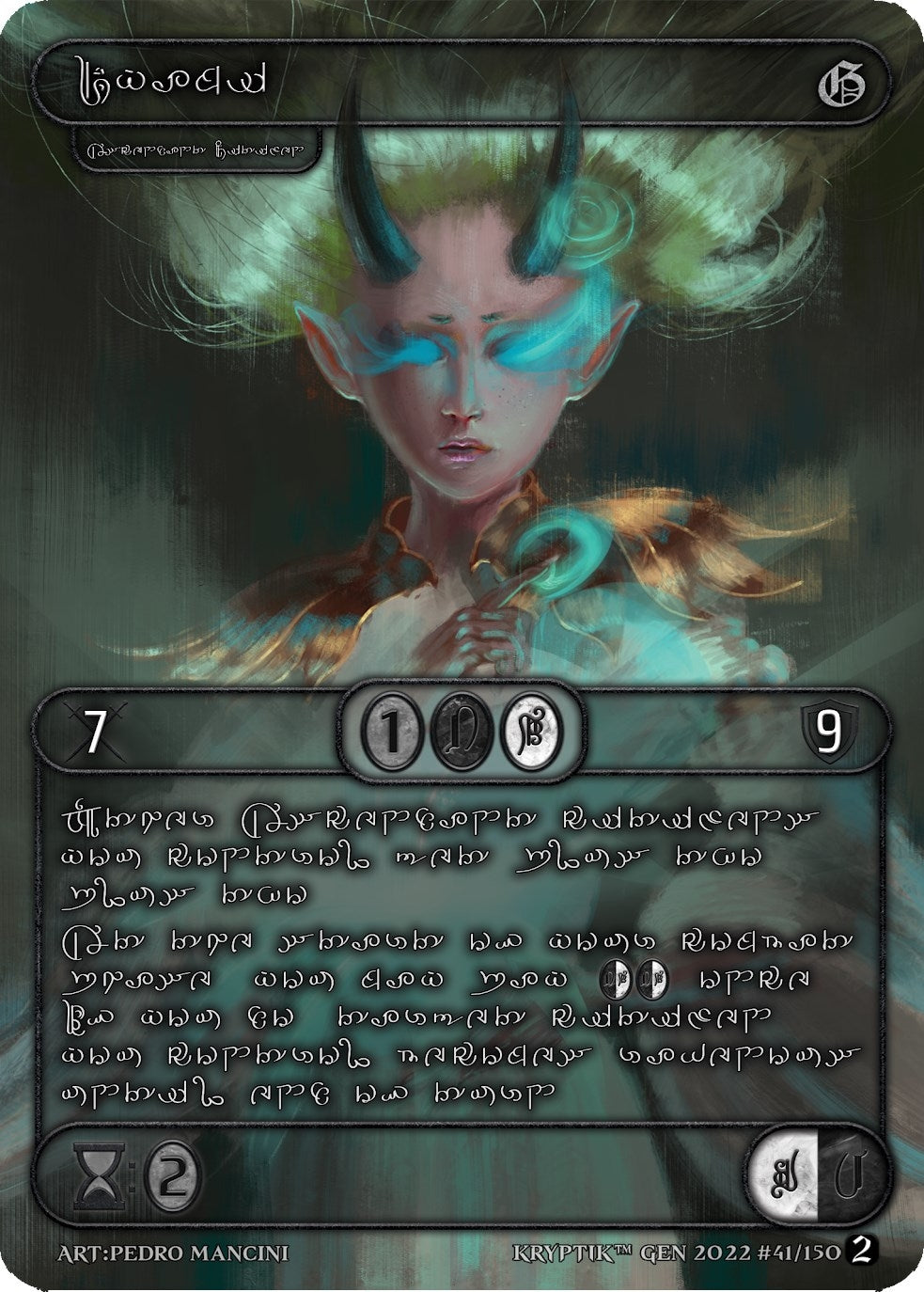 Dyami (Silver Kryptik Language) (41) - Kryptik TCG Single