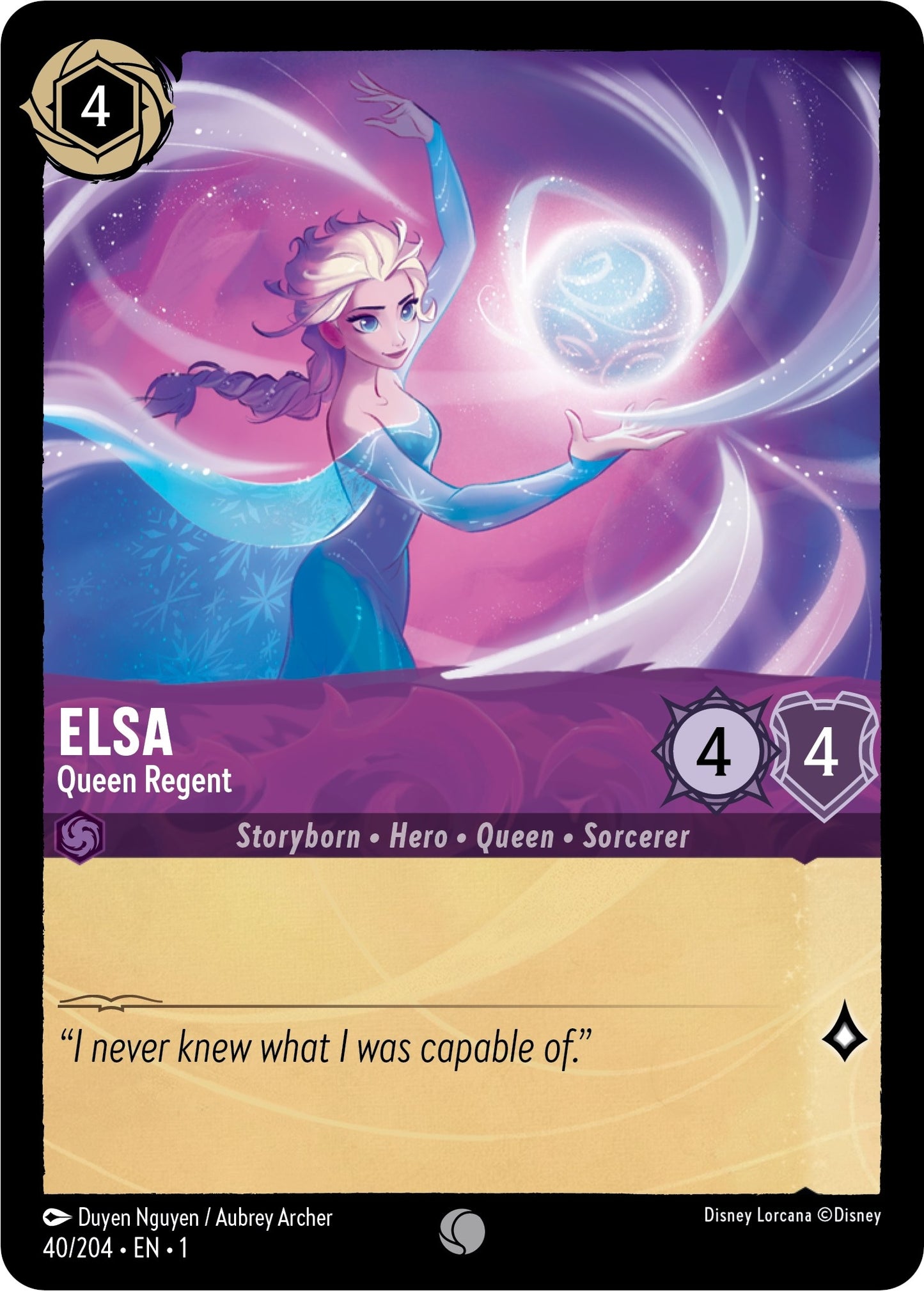 Elsa - Queen Regent (40) (1) - Disney Lorcana Single