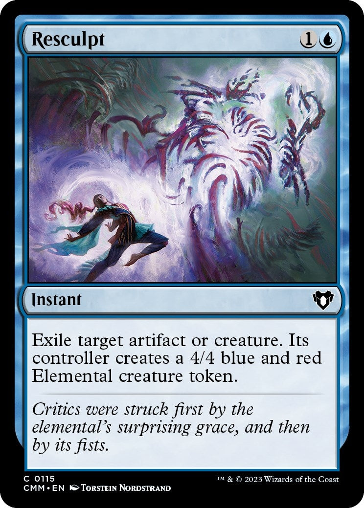 Resculpt (115) [CMM] - MTG Single