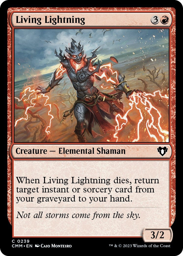 Living Lightning (239) [CMM] - MTG Single