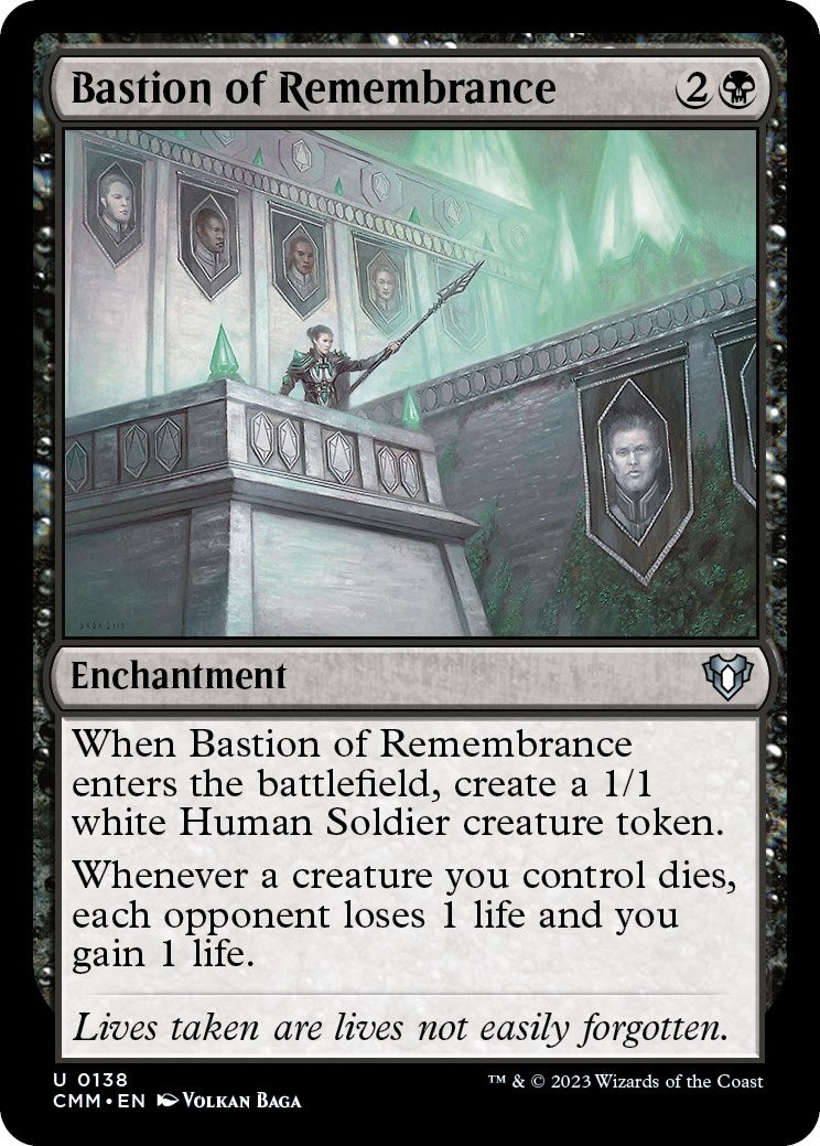 Bastion of Remembrance (138) [CMM] - MTG Single