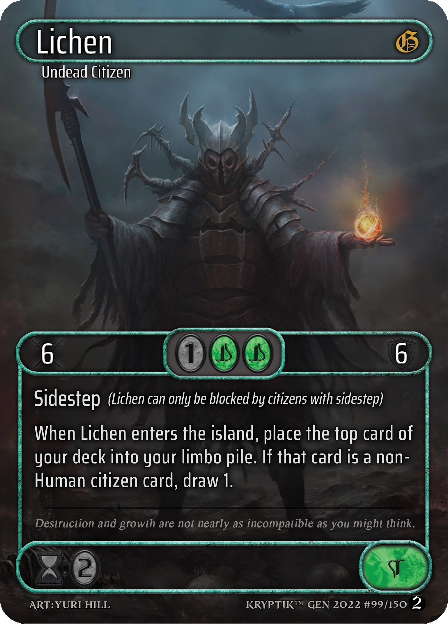 Lichen (Box Topper) (99) - Kryptik TCG Single