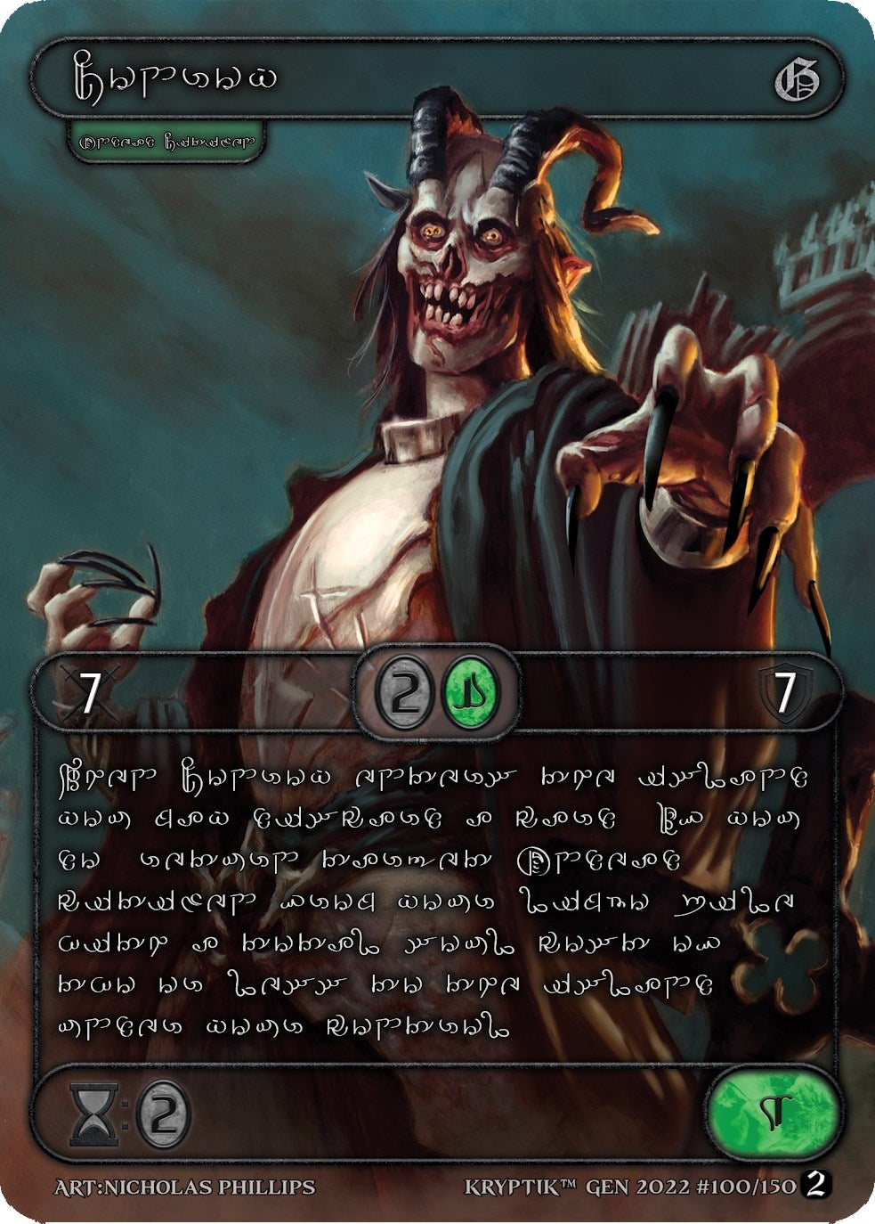 Conroy (Silver Kryptik Language) (100) - Kryptik TCG Single