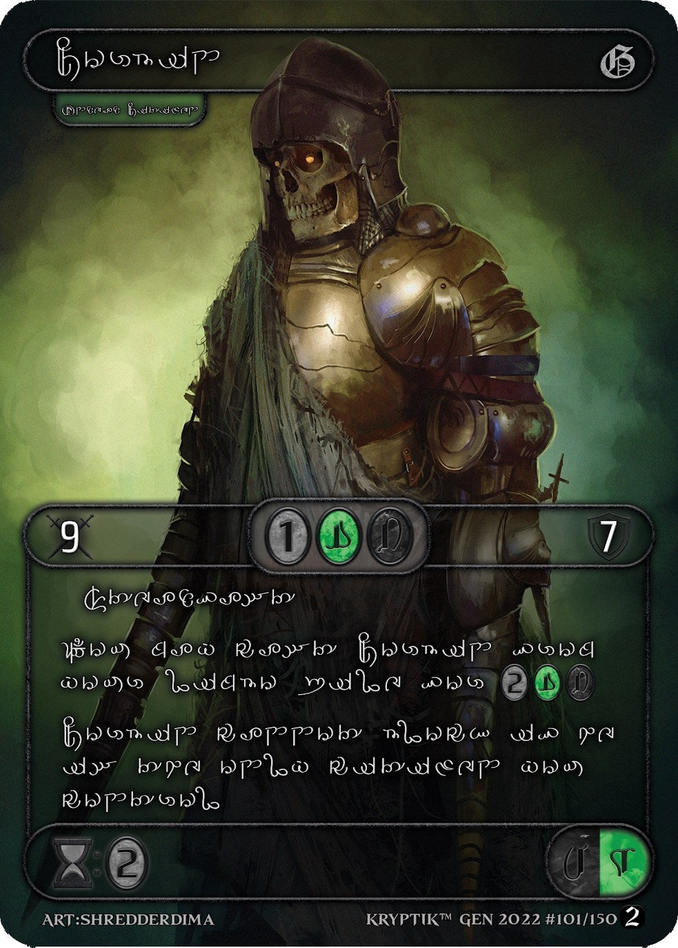 Corbin (Silver Kryptik Language) (101) - Kryptik TCG Single