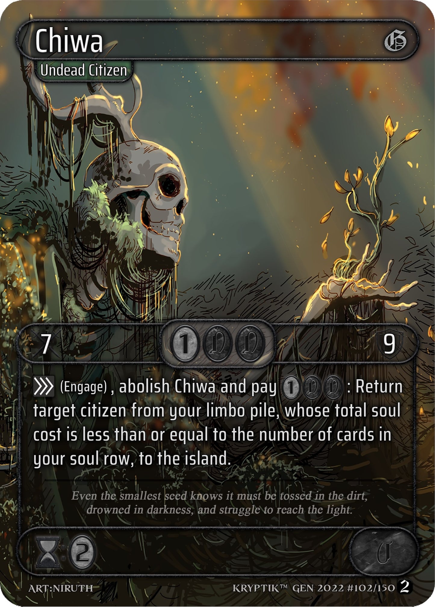 Chiwa (102) - Kryptik TCG Single