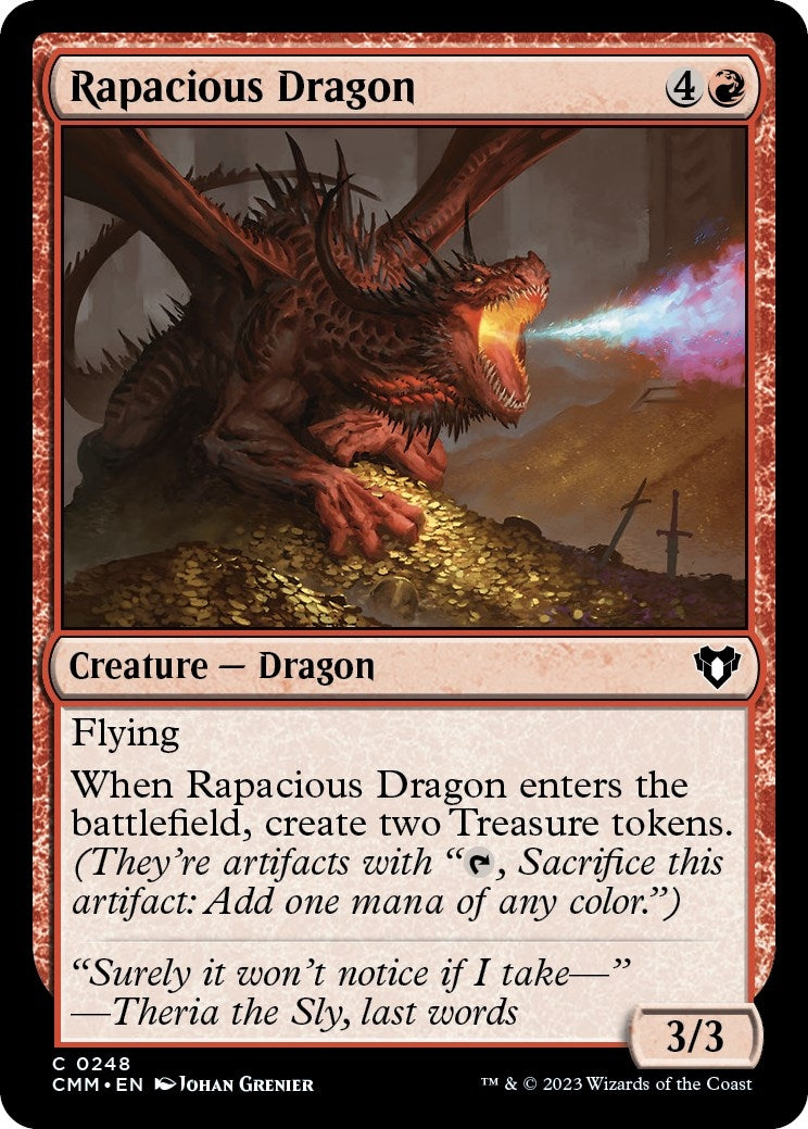 Rapacious Dragon (248) [CMM] - MTG Single