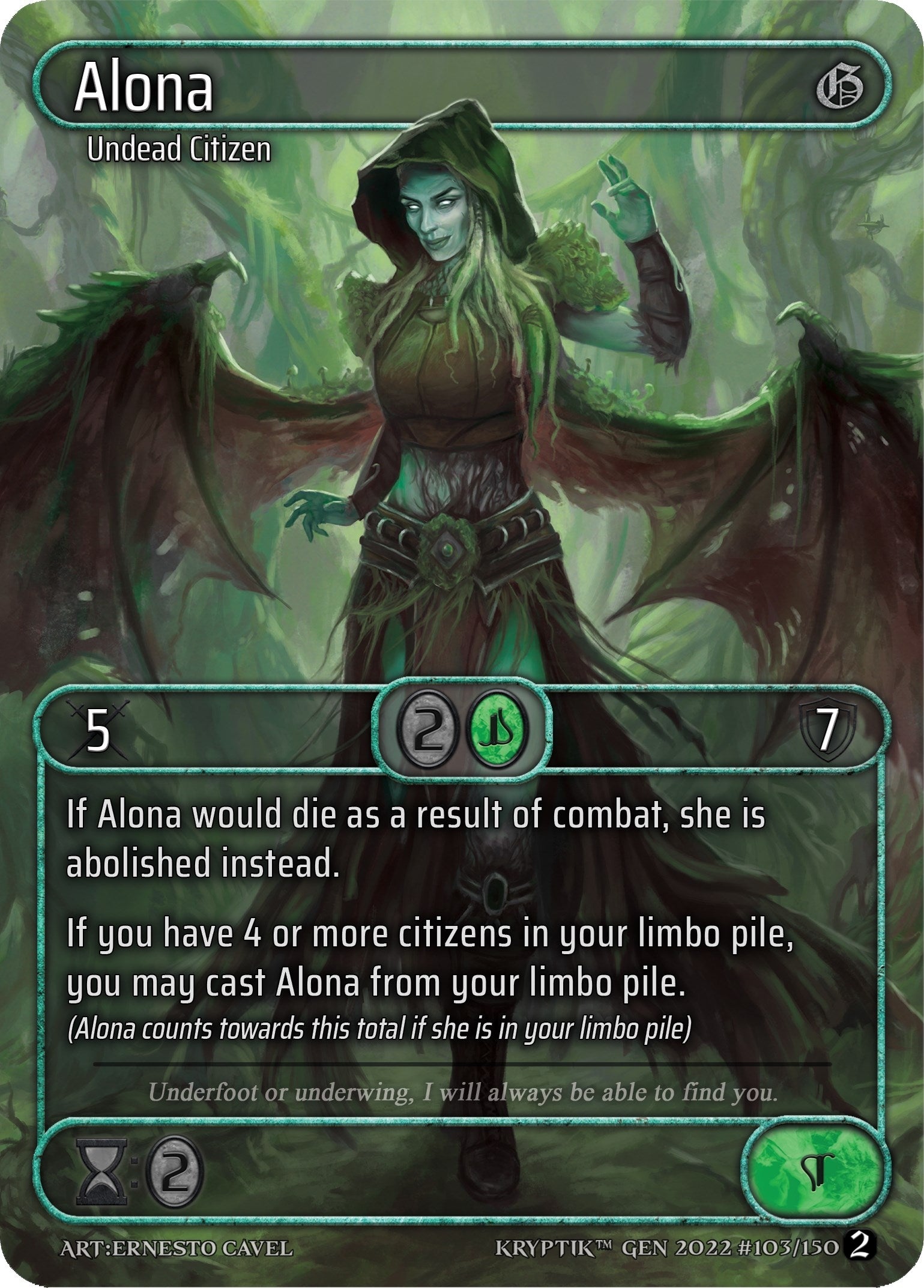 Alona (Box Topper) (103) - Kryptik TCG Single