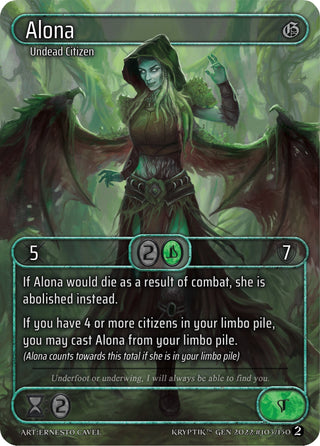Alona (Box Topper) (103) - Kryptik TCG Single
