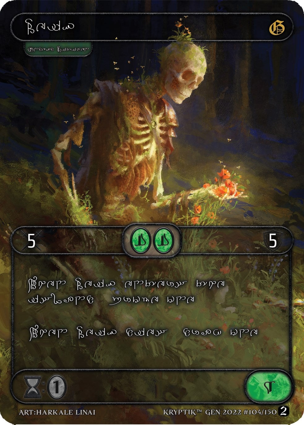 Leif (Silver Kryptik Language) (104) - Kryptik TCG Single
