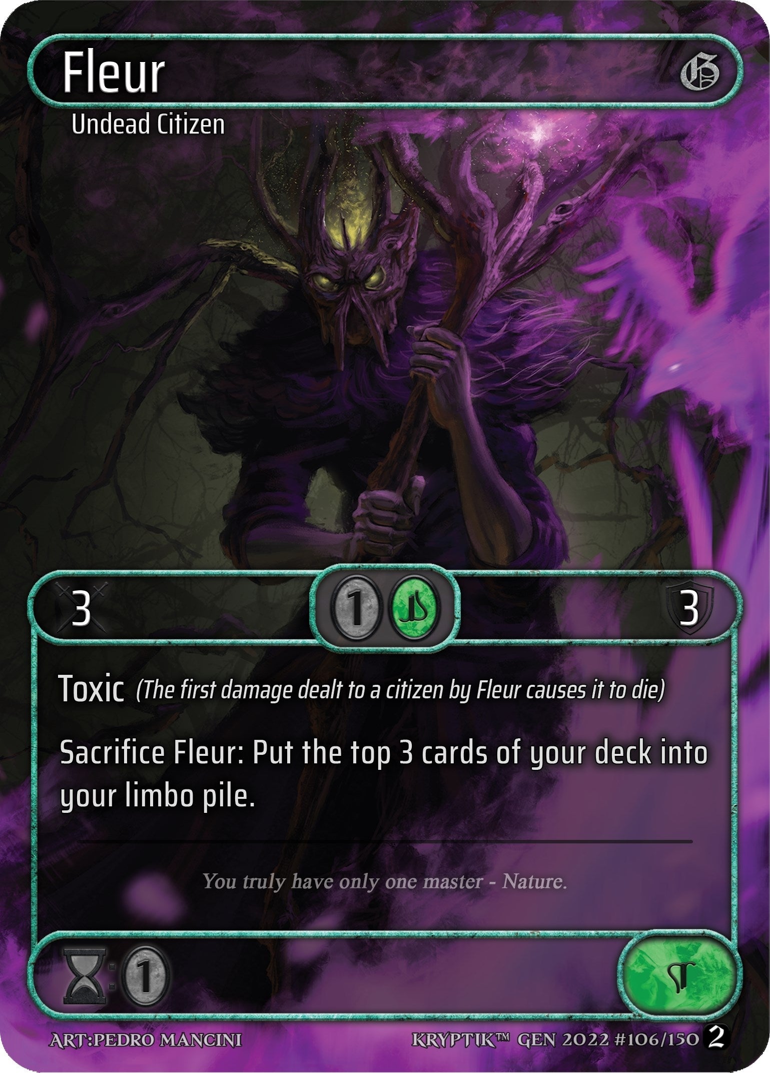 Fleur (Box Topper) (106) - Kryptik TCG Single