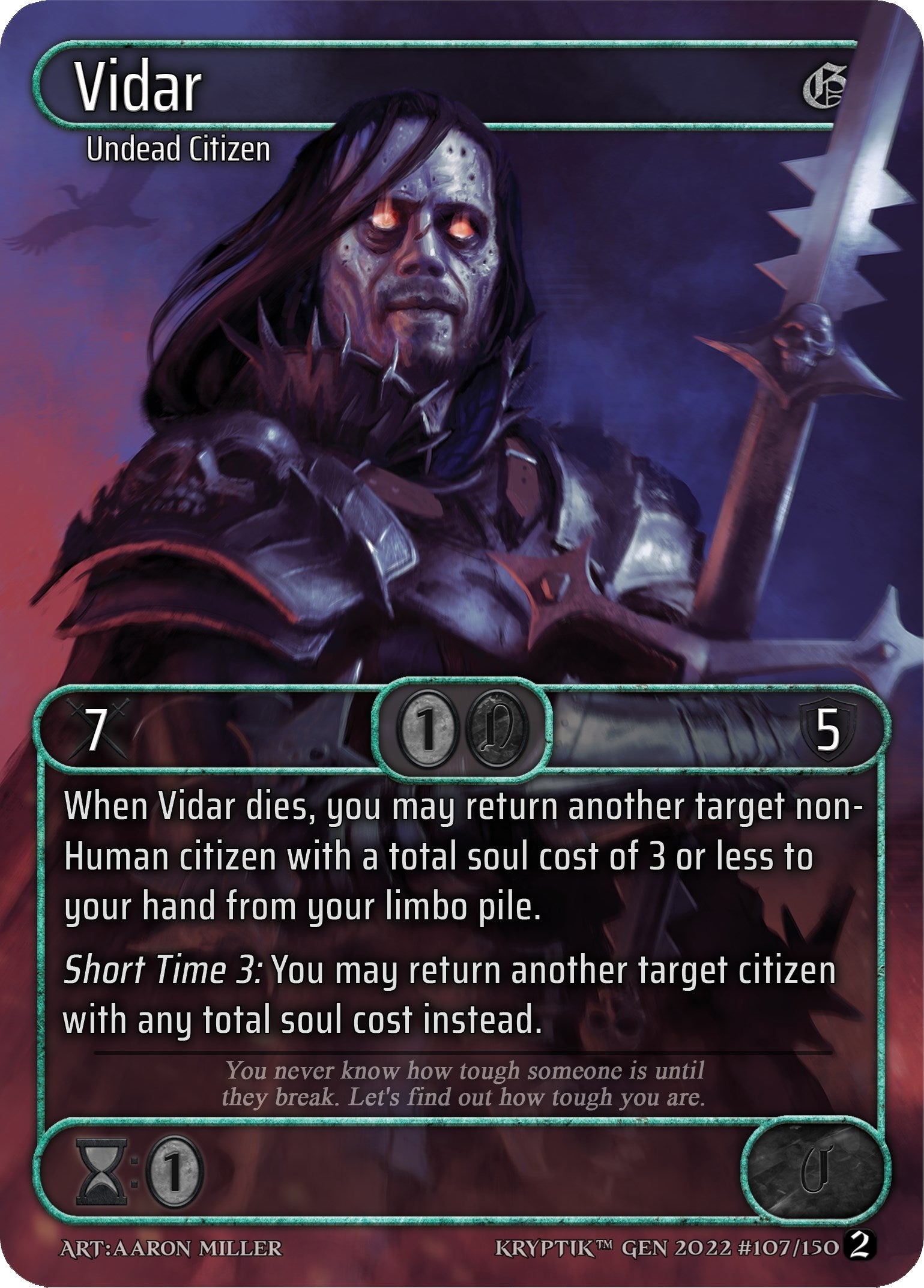 Vidar (Box Topper) (107) - Kryptik TCG Single