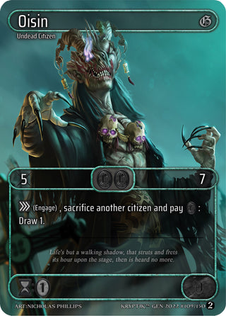Oisin (Box Topper) (109) - Kryptik TCG Single