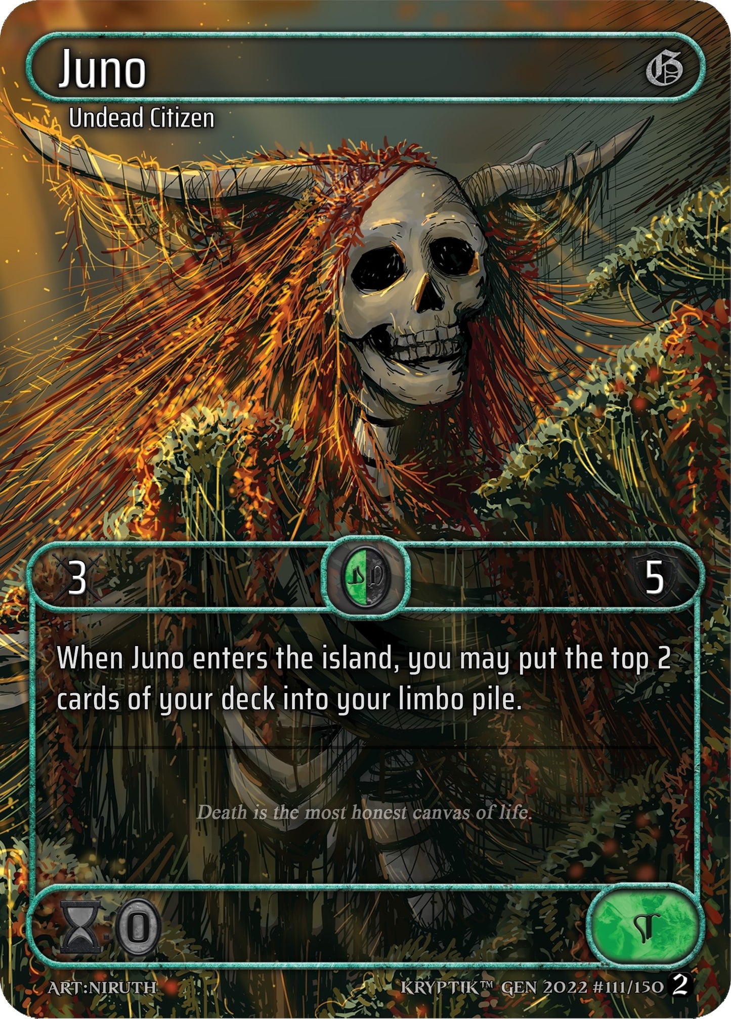 Juno (Box Topper) (111) - Kryptik TCG Single