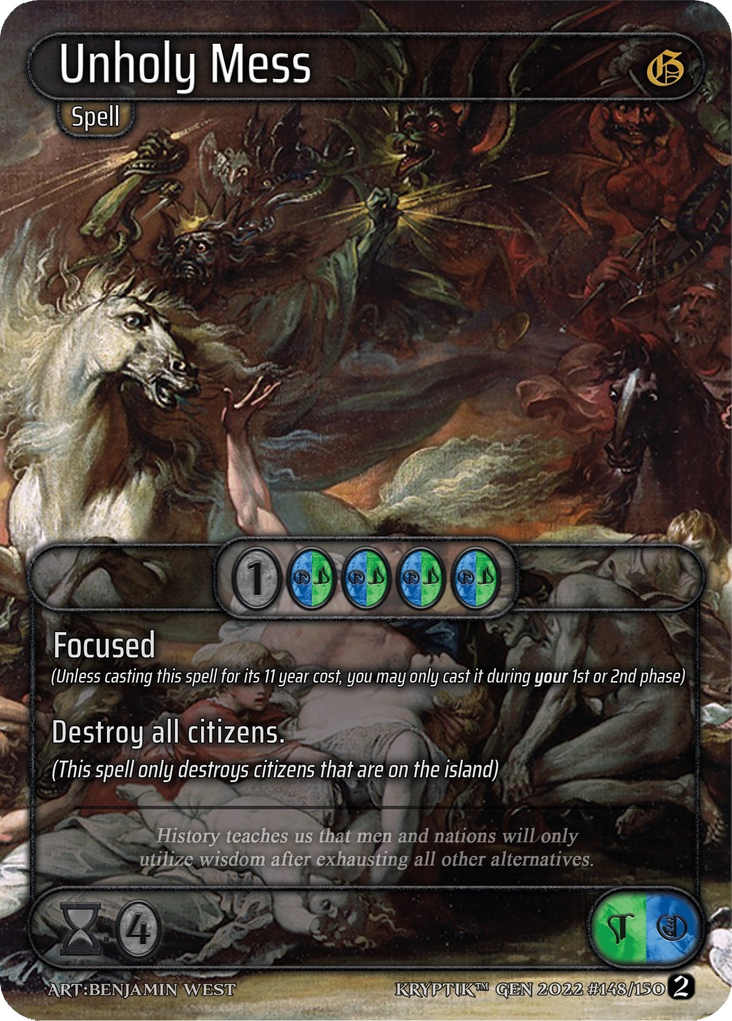 Unholy Mess (148) - Kryptik TCG Single