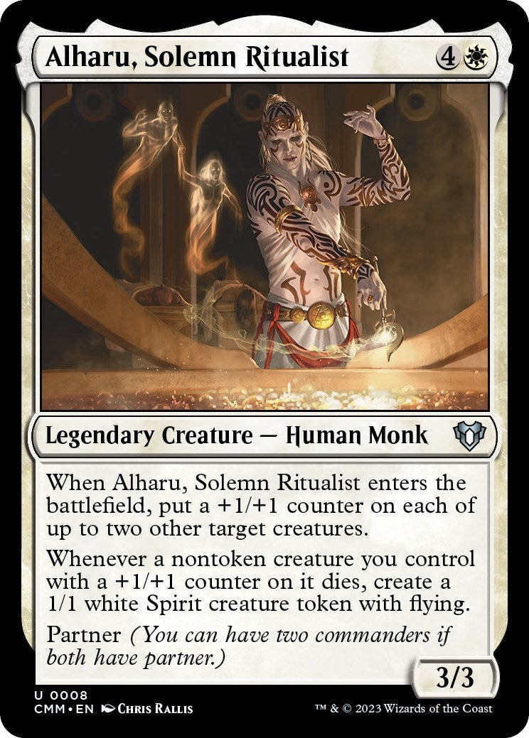 Alharu Solemn Ritualist (8) [CMM] - MTG Single