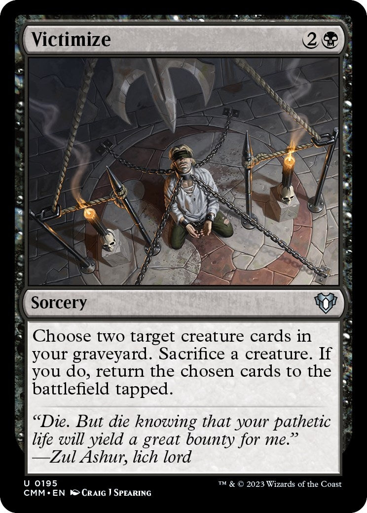 Victimize (195) [CMM] - MTG Single