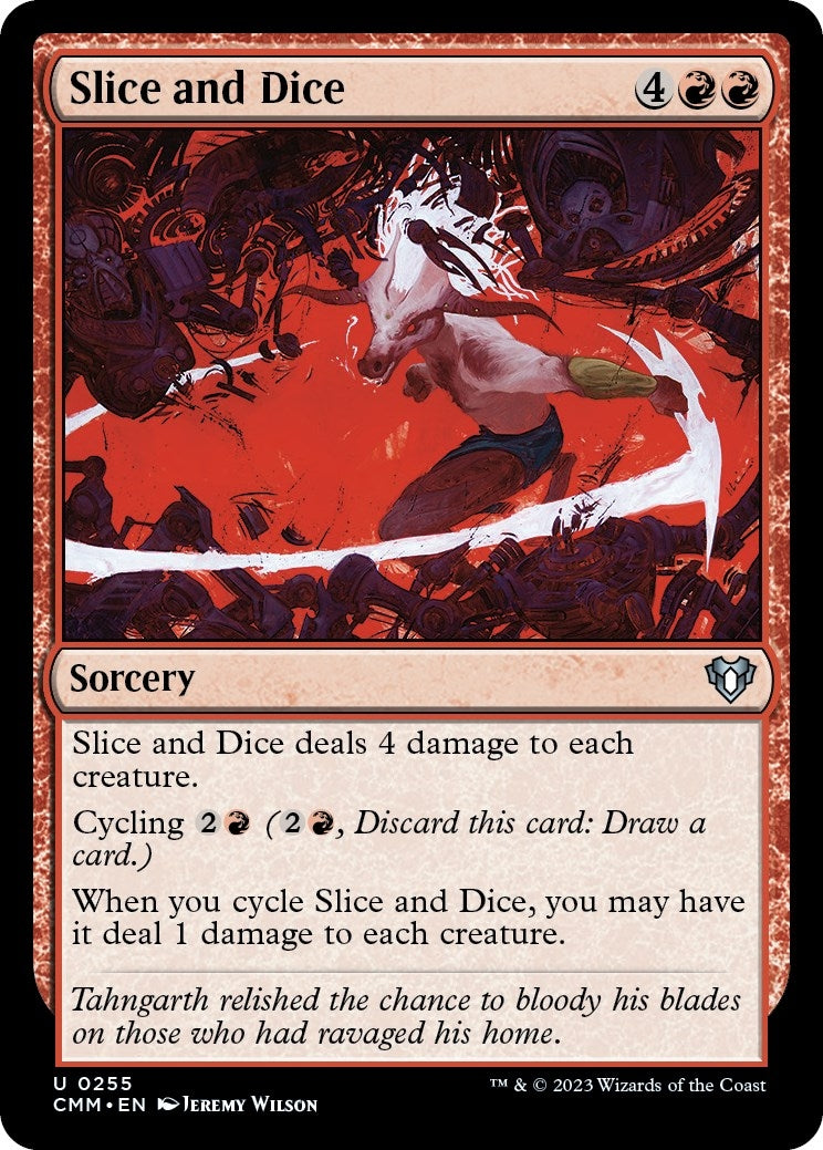 Slice and Dice (255) [CMM] - MTG Single