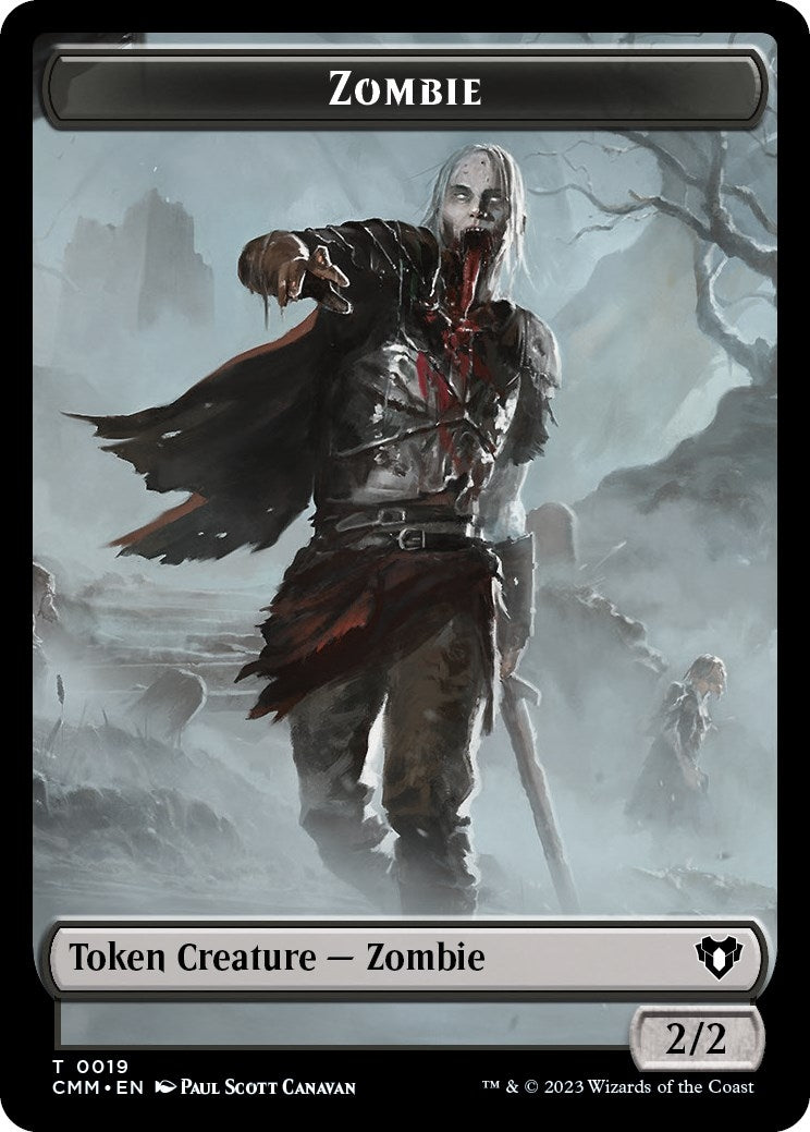 Zombie Token (0019) (0) [CMM] - MTG Single