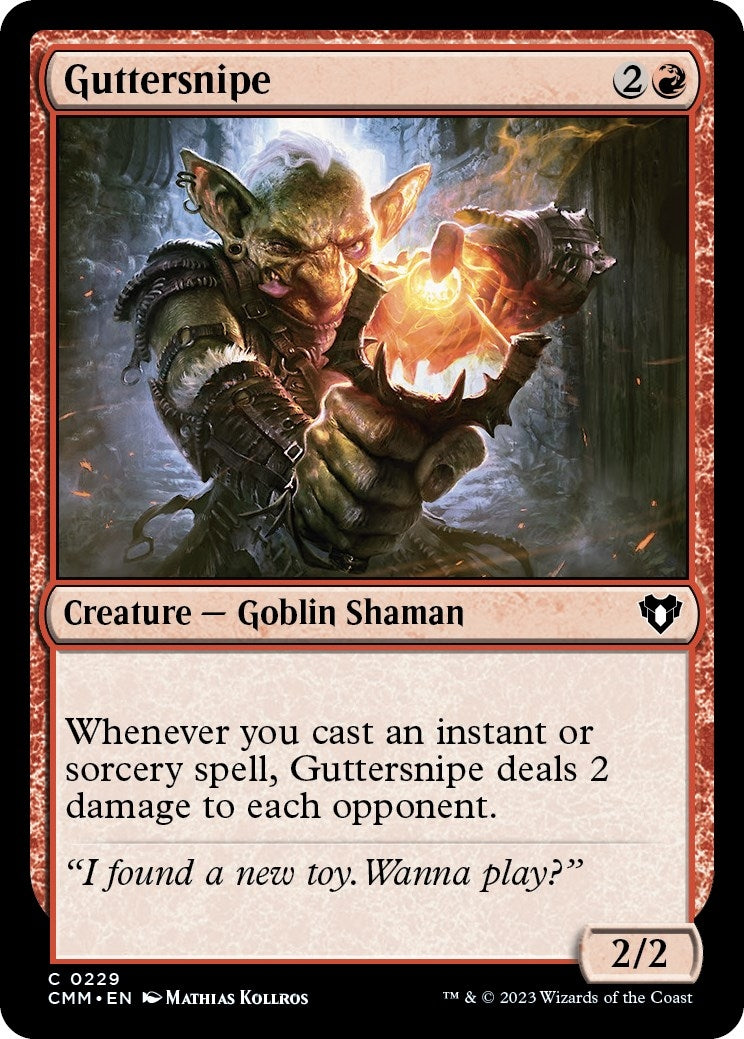 Guttersnipe (229) [CMM] - MTG Single