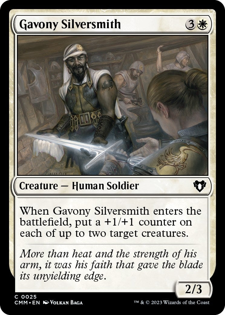 Gavony Silversmith (25) [CMM] - MTG Single