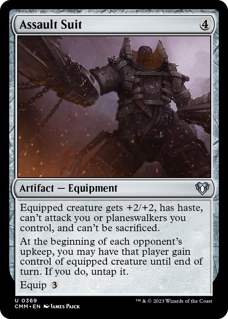 Assault Suit (369) [CMM] - MTG Single