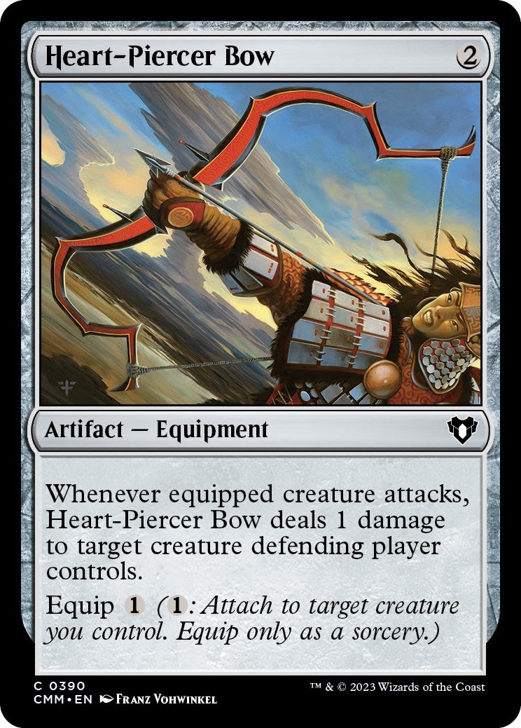 Heart-Piercer Bow (390) [CMM] - MTG Single