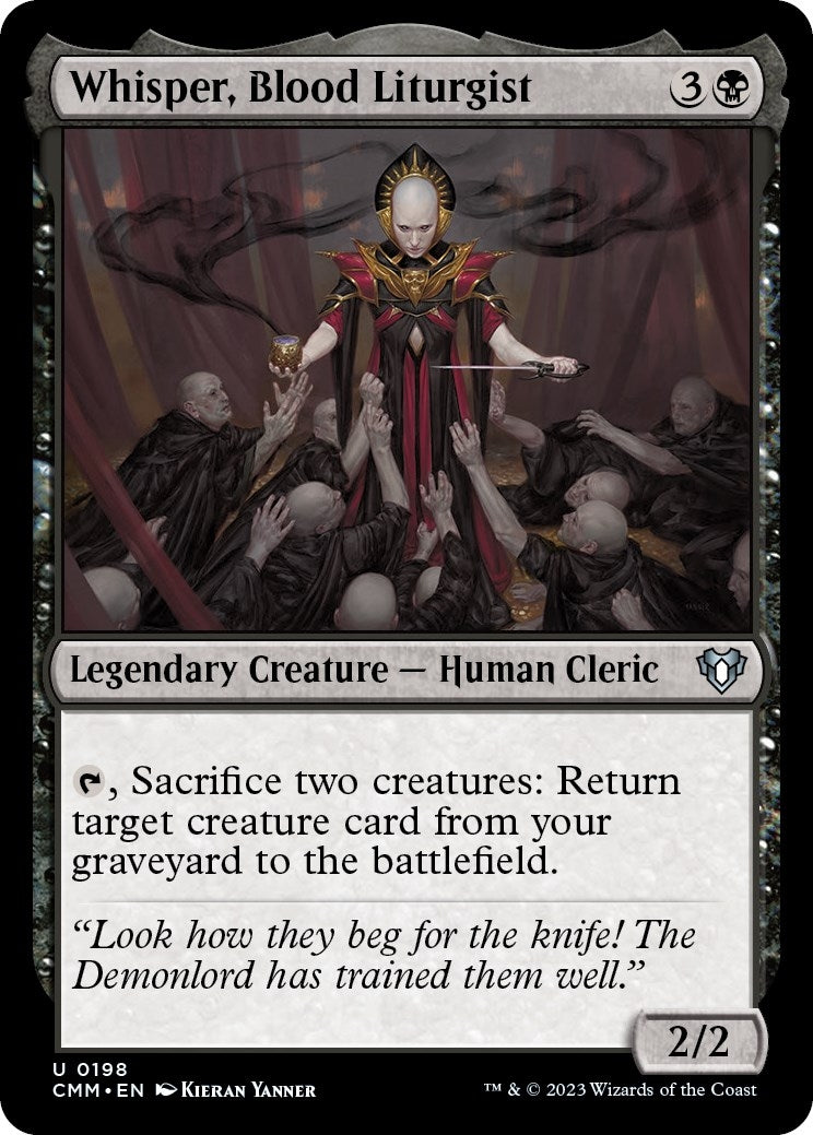 Whisper Blood Liturgist (198) [CMM] - MTG Single