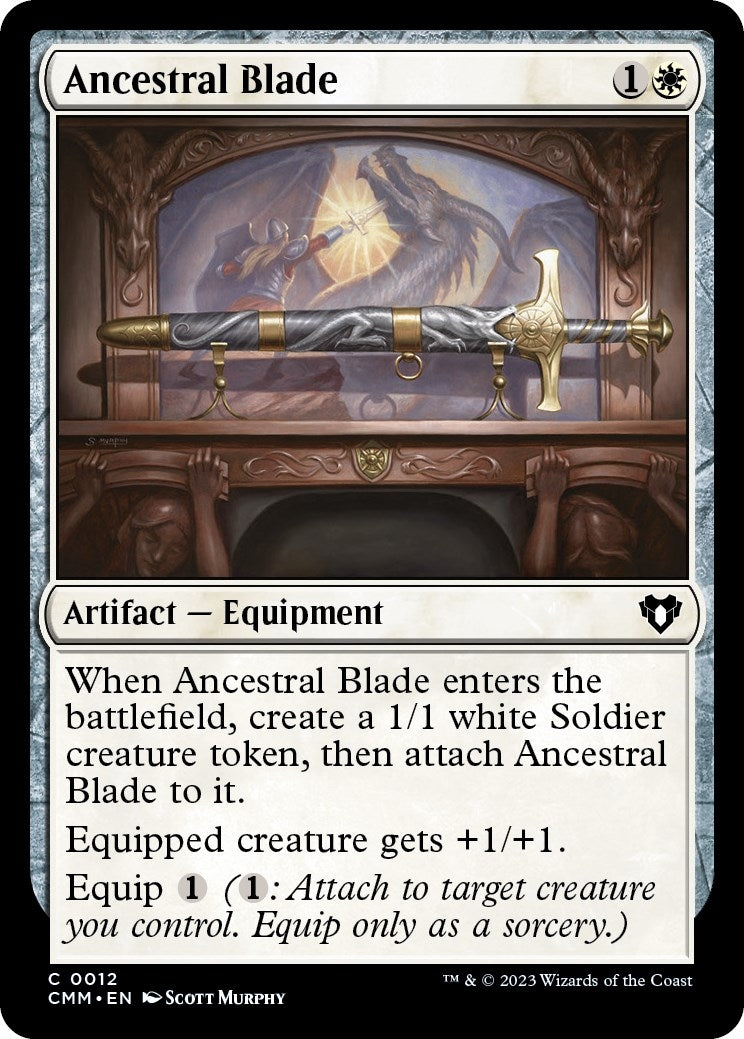 Ancestral Blade (12) [CMM] - MTG Single