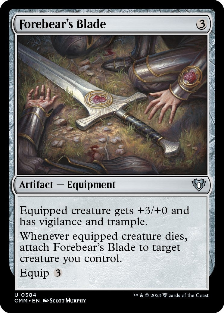 Forebear’s Blade (384) [CMM] - MTG Single
