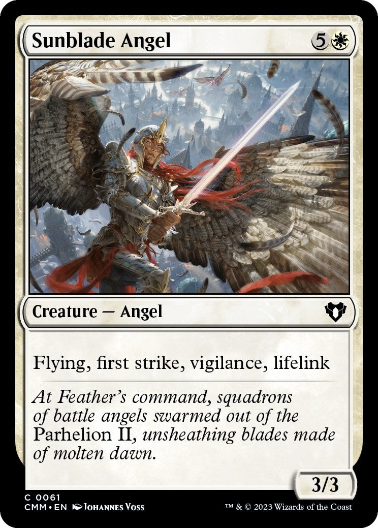 Sunblade Angel (61) [CMM] - MTG Single