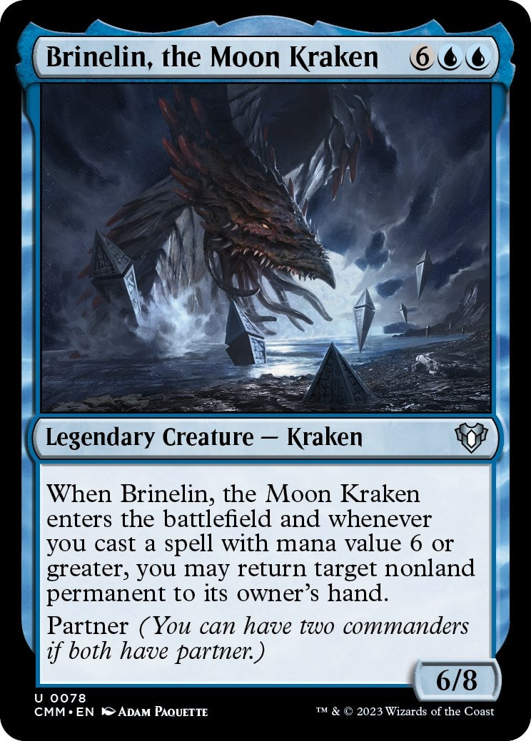 Brinelin the Moon Kraken (78) [CMM] - MTG Single