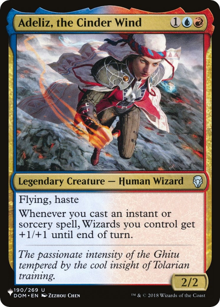 Adeliz the Cinder Wind (190) [LIST] - MTG Single