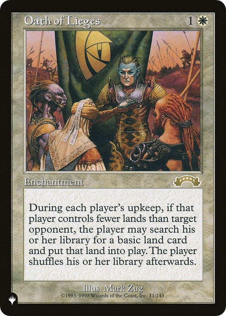 Oath of Lieges (11) [LIST] - MTG Single
