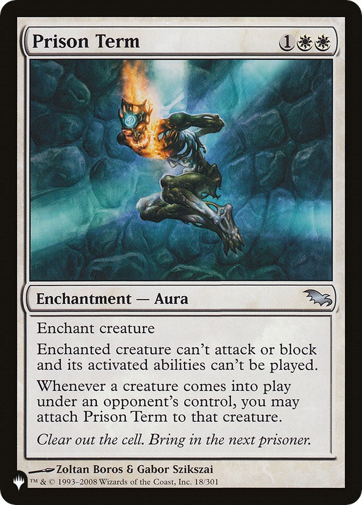 Prison Term (18) [LIST] - MTG Single