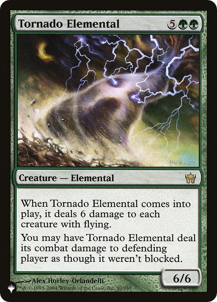 Tornado Elemental (97) [LIST] - MTG Single