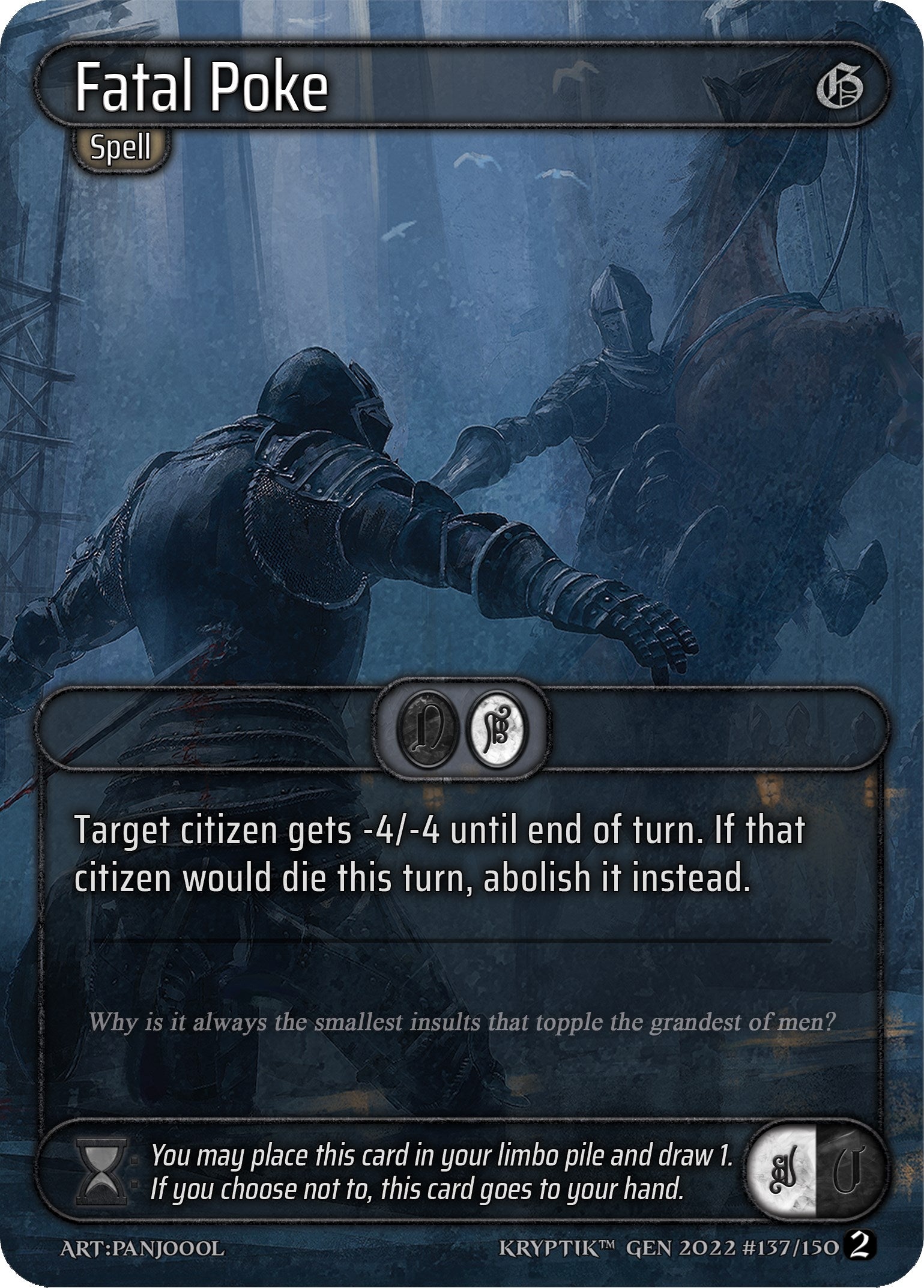 Fatal Poke (137) - Kryptik TCG Single