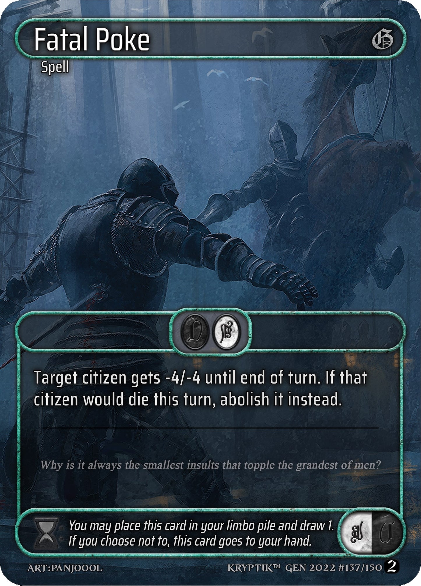 Fatal Poke (Box Topper) (137) - Kryptik TCG Single