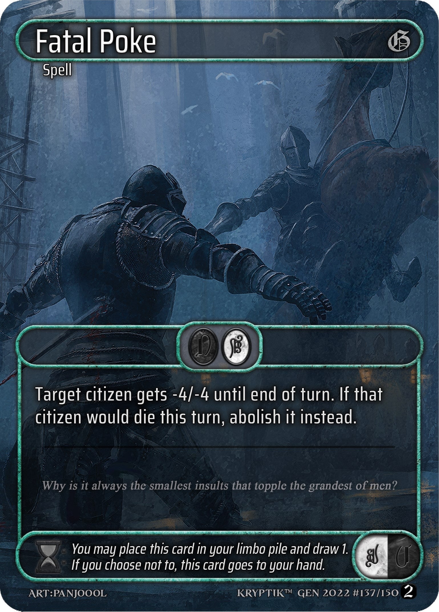 Fatal Poke (Box Topper) (137) - Kryptik TCG Single