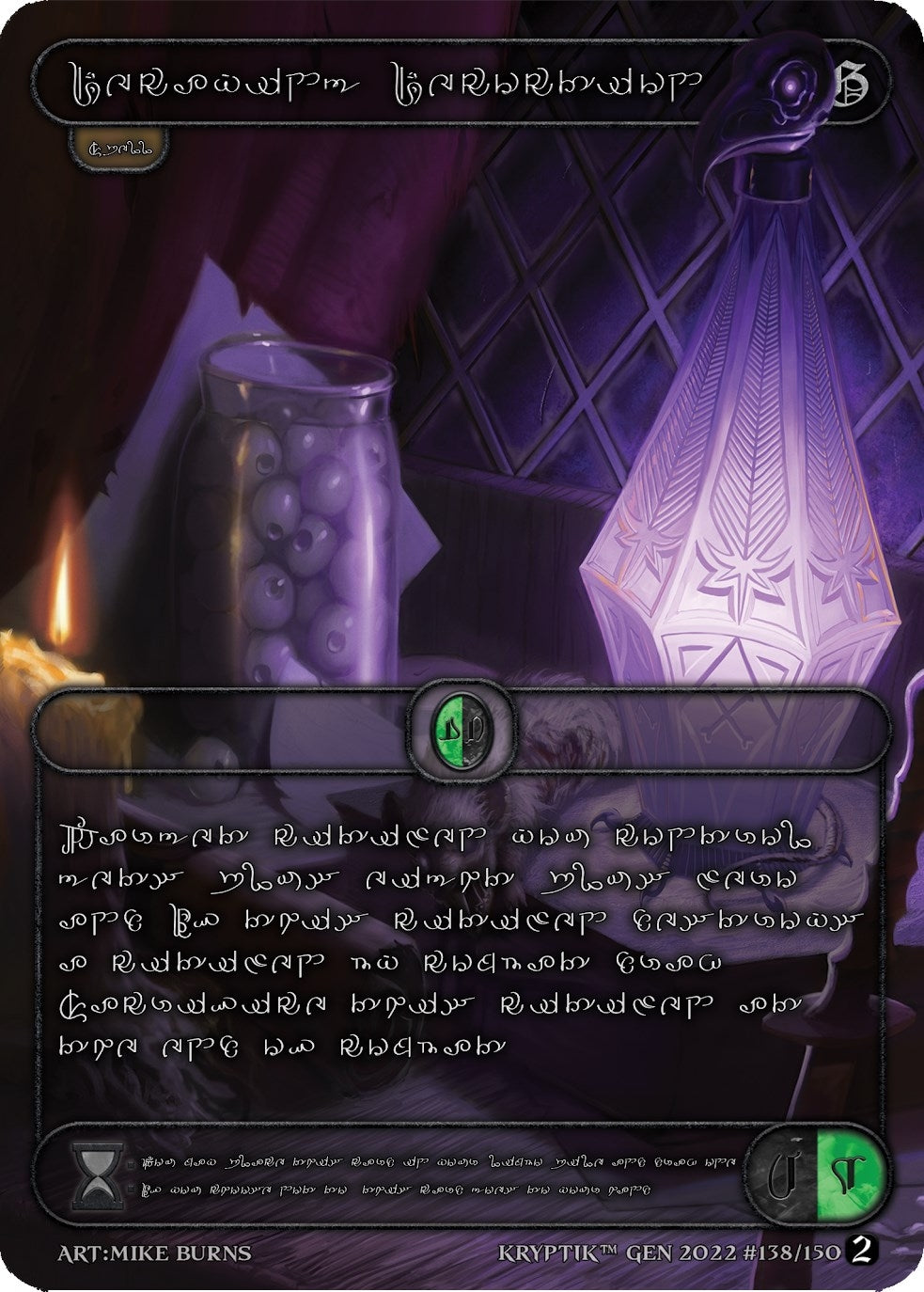 Decaying Decoction (Silver Kryptik Language) (138) - Kryptik TCG Single