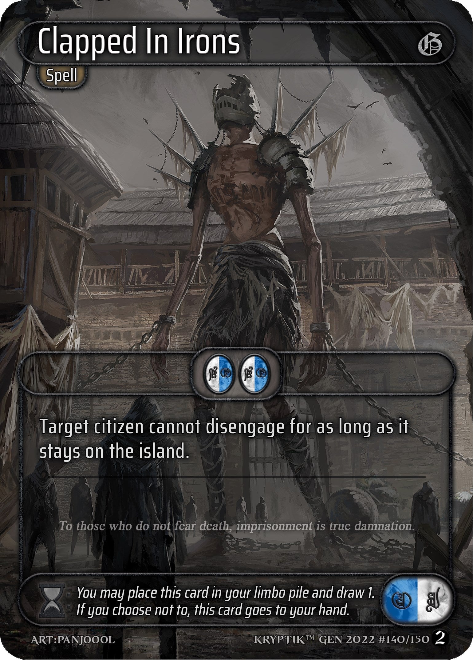 Clapped In Irons (140) - Kryptik TCG Single