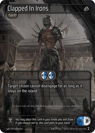 Clapped In Irons (140) - Kryptik TCG Single