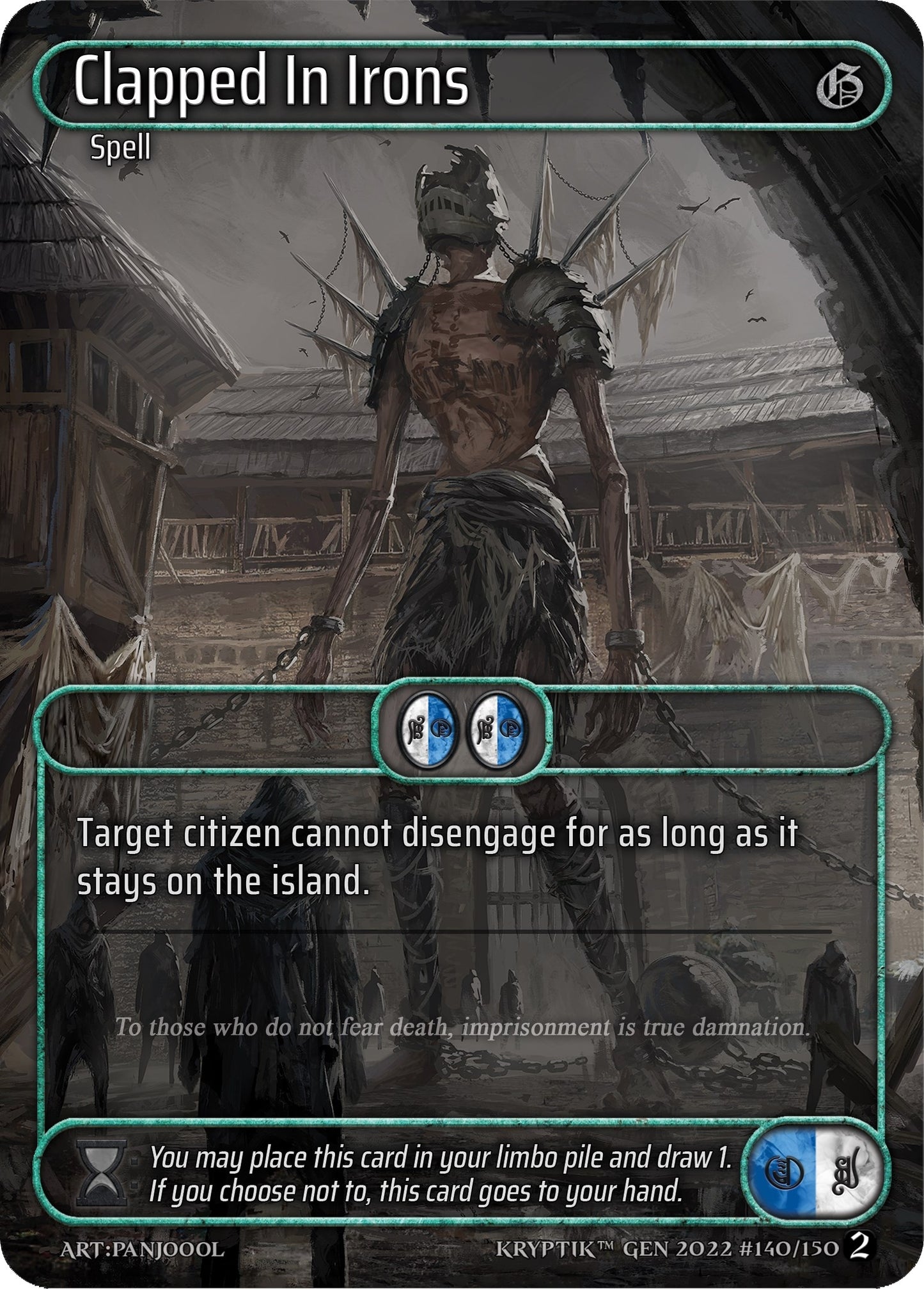 Clapped In Irons (Box Topper) (140) - Kryptik TCG Single