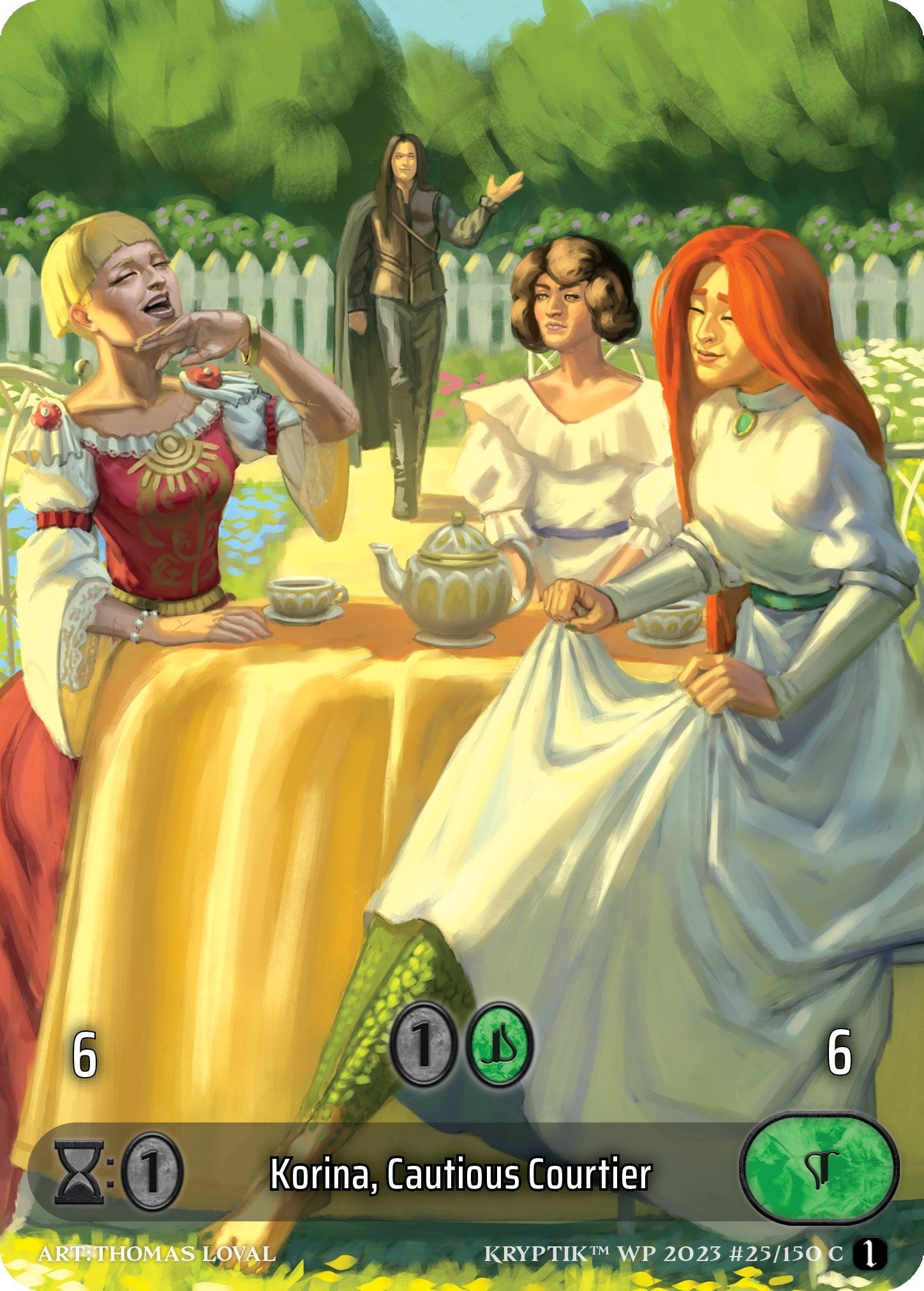 Korina Cautious Courtier (Box Topper) (25) - Kryptik TCG Single