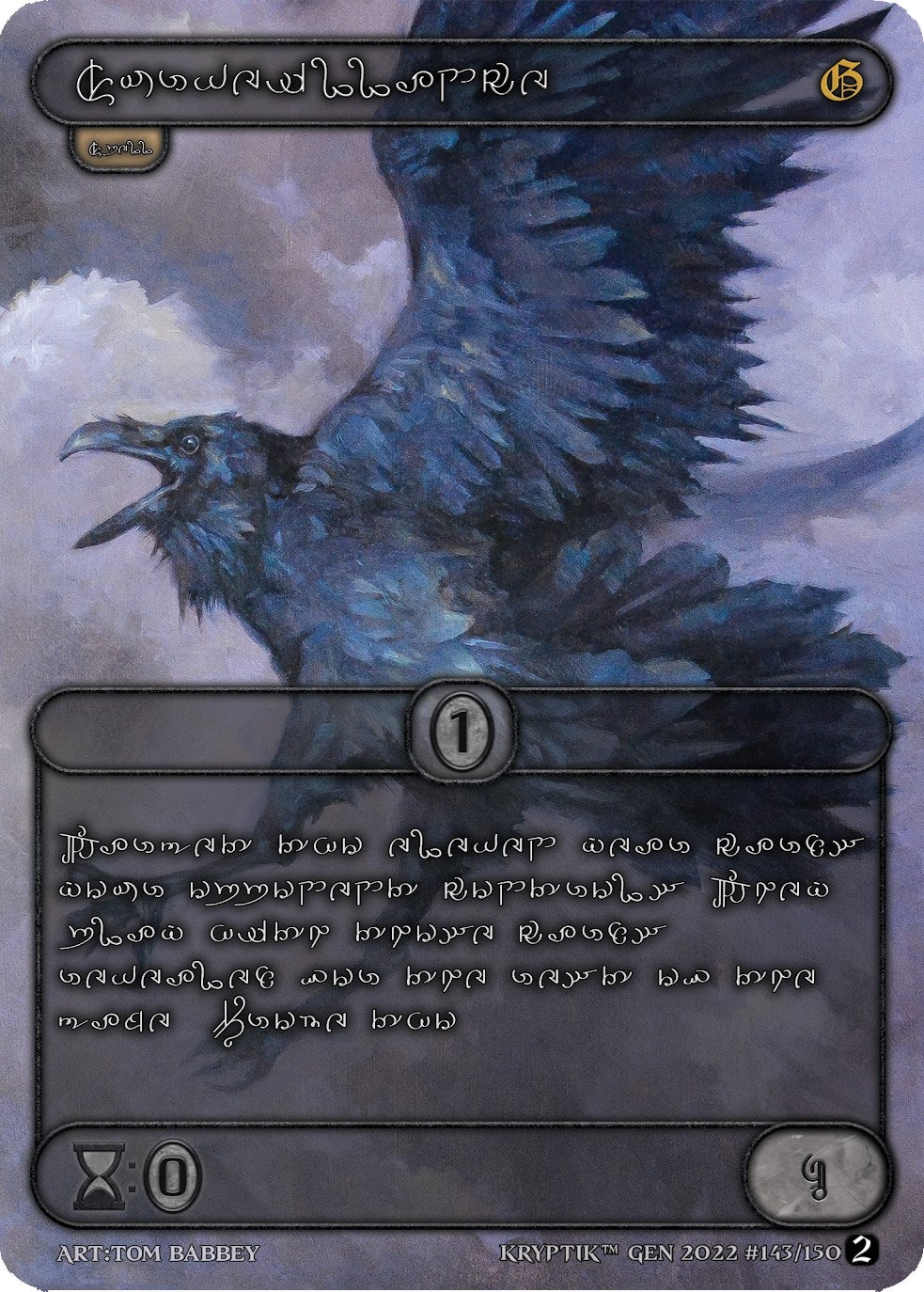 Surveillance (Silver Kryptik Language) (143) - Kryptik TCG Single