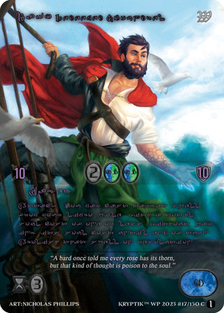 Davy Redeemed Scoundrel (Purple Kryptik Language) (17) - Kryptik TCG Single