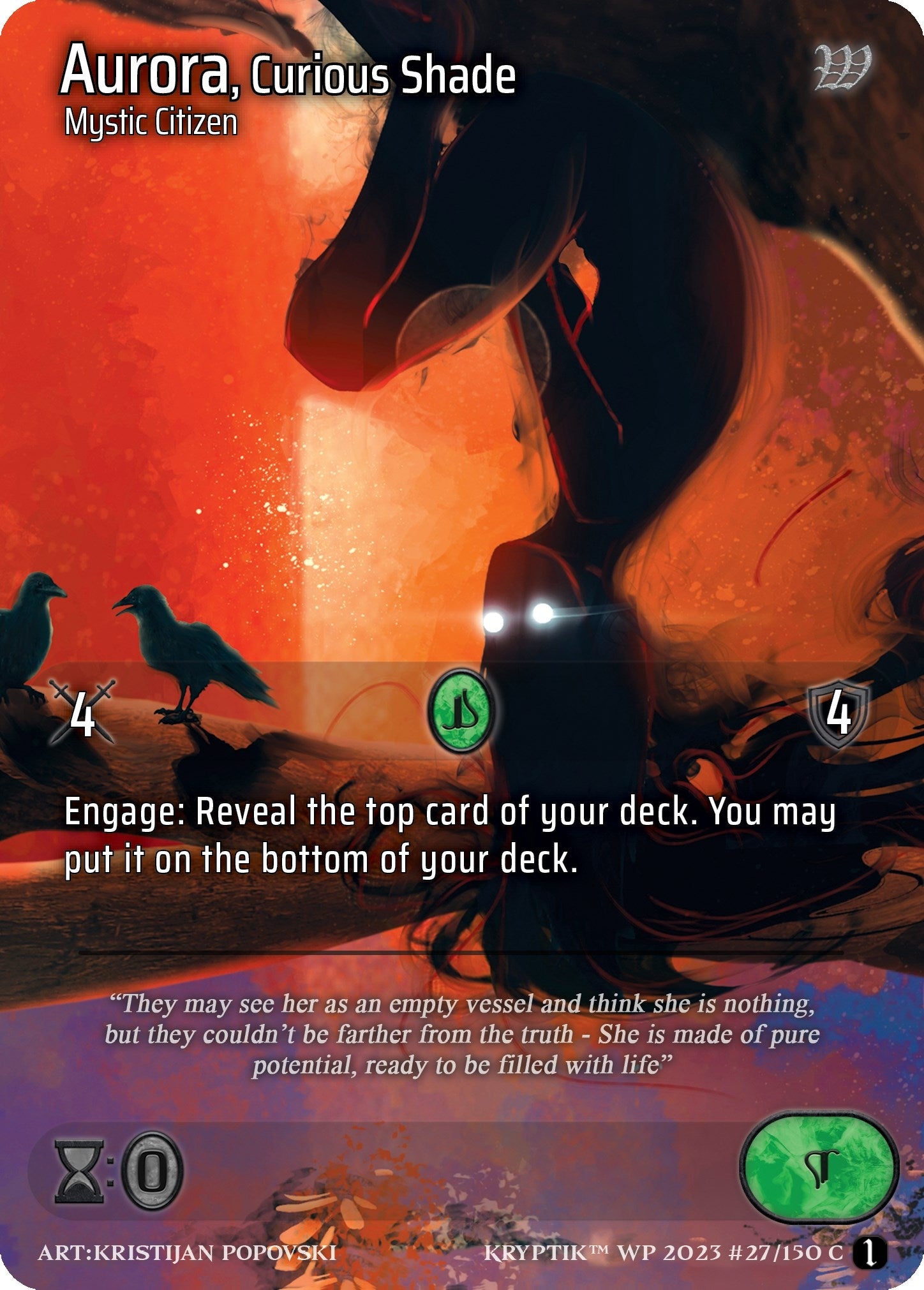 Aurora Curious Shade (27) - Kryptik TCG Single