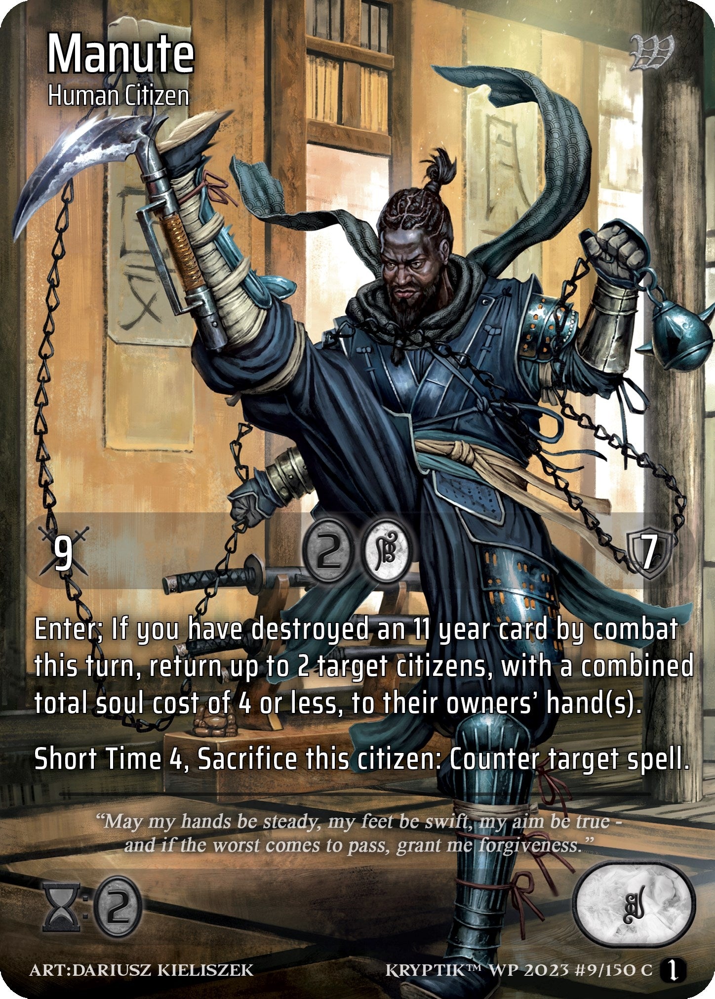 Manute (9) - Kryptik TCG Single